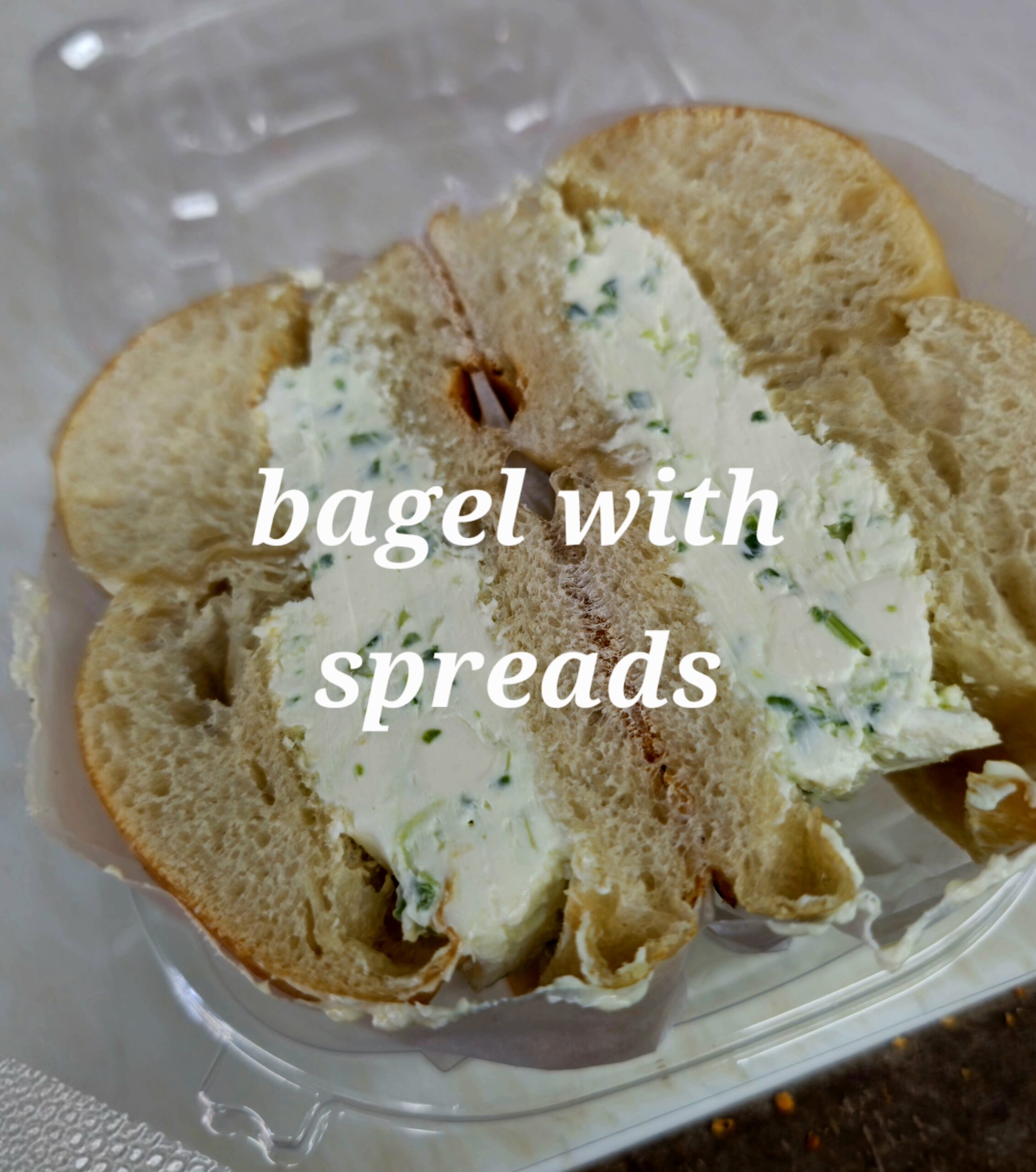 Bagels with Spread